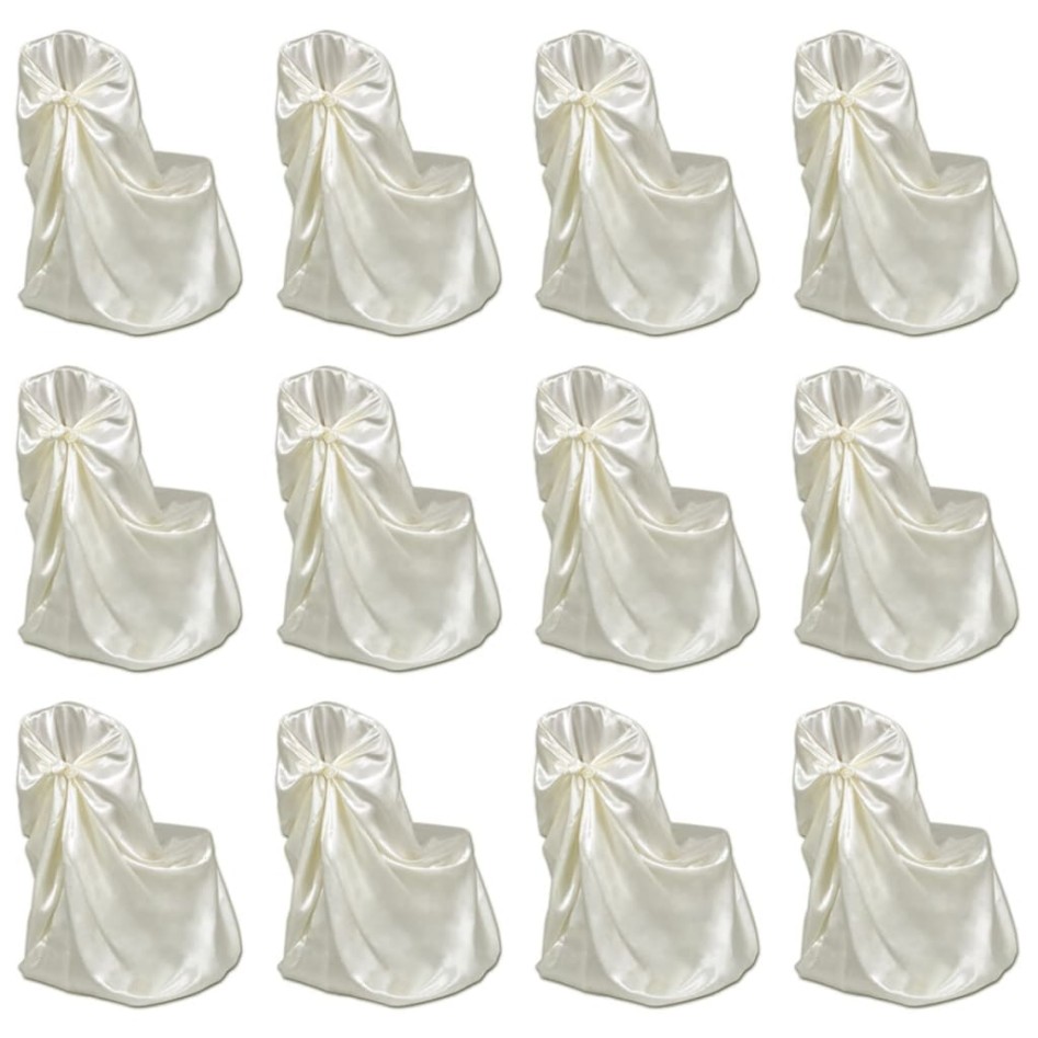 Funda de silla para banquete de boda 12 unidades