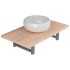 Conjunto de muebles de baño 2 piezas cerámica