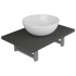 Conjunto de muebles de baño 2 piezas cerámica