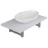 Conjunto de muebles de baño 2 piezas cerámica