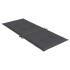 Cojín silla de jardín respaldo alto 6 uds tela gris 120x50x3