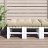 Cojín para sofá de palets de tela beige 120x80x12