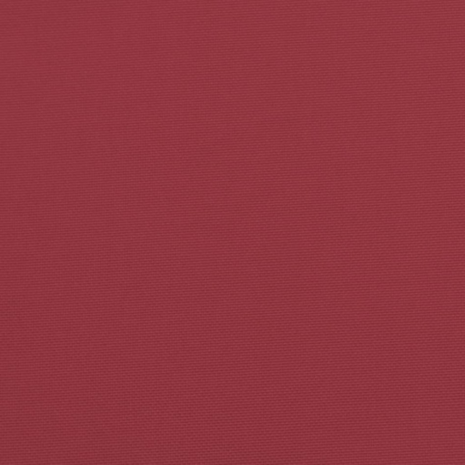 Cojines para palets 3 unidades tela rojo
