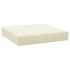 Cojines para palets 3 unidades tela Oxford blanco