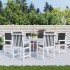 Cojín de silla de jardín respaldo bajo 6 uds tela Oxford