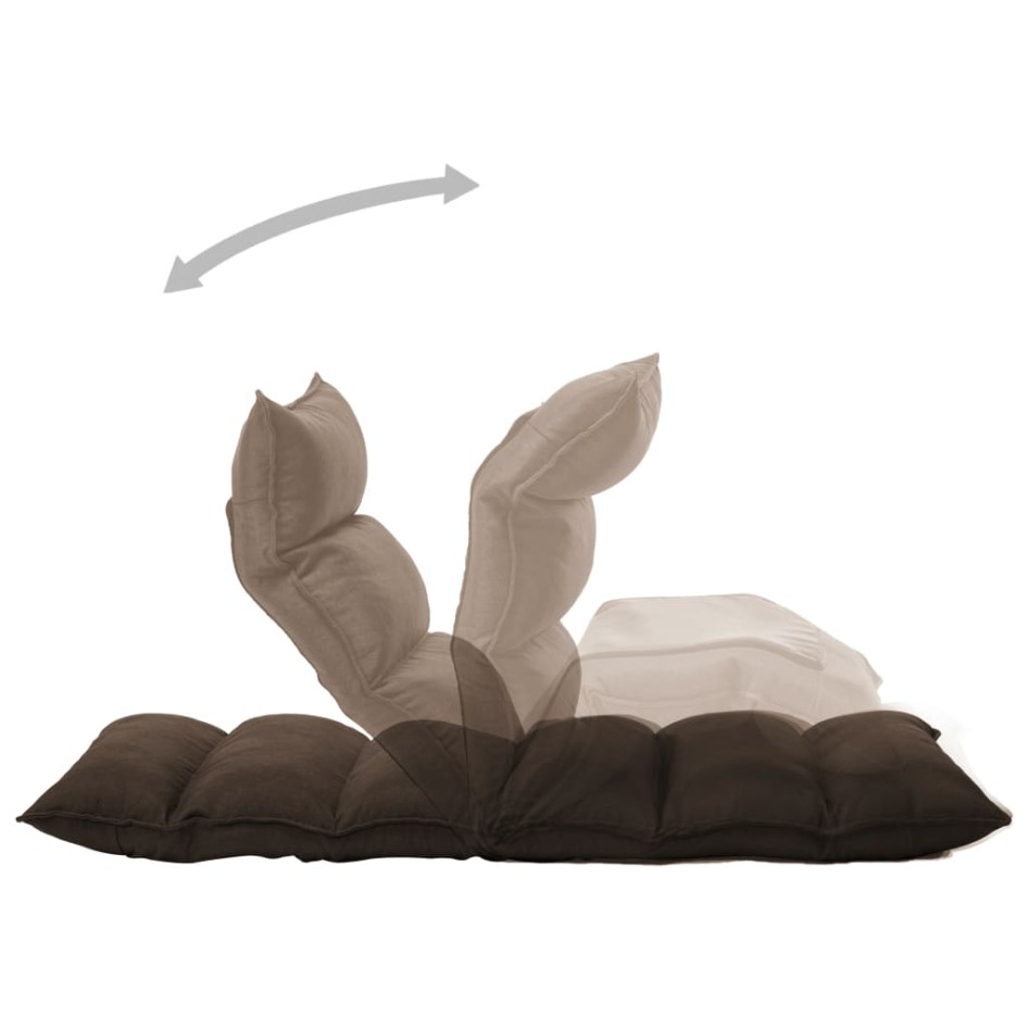 Tumbona de suelo plegable de tela