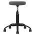 Silla de oficina giratoria de terciopelo gris