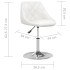 Silla de comedor de cuero sintético
