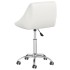 Silla de oficina giratoria de cuero sintético