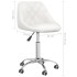 Silla de oficina giratoria de cuero sintético