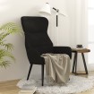 Sillón de relax de tela negro