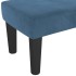 Banco de terciopelo azul oscuro 100x30x30