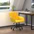Silla de oficina giratoria de terciopelo