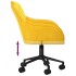 Silla de oficina giratoria de terciopelo