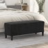 Banco de terciopelo negro 100x35x41