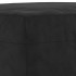 Banco de terciopelo negro 100x35x41