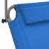 Tumbona plegable con toldo y ruedas acero