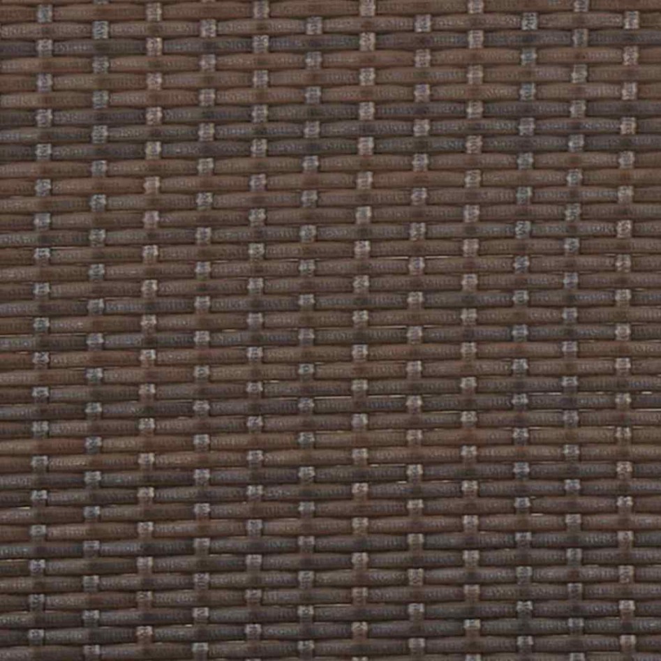 Banco de jardín de 2 plazas con cojines ratán sintético