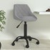 Silla de comedor de terciopelo gris