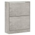 Mueble zapatero madera contrachapada gris hormigón