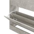 Mueble zapatero madera contrachapada gris hormigón