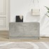 Banco zapatero madera contrachapada gris hormigón 80x24x45