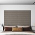 Paneles de pared 12 uds terciopelo gris claro 90x15 cm 1,62