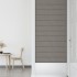 Paneles de pared 12 uds terciopelo gris claro 90x15 cm 1,62