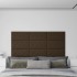 Paneles de pared 12 uds cuero sintético marrón 60x30 cm 2,16