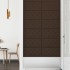 Paneles de pared 12 uds cuero sintético marrón 60x30 cm 2,16
