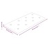 Paneles de pared 12 uds cuero sintético marrón 60x30 cm 2,16