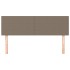 Cabeceros 2 unidades tela gris taupe 72x5x78/88