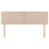 Cabeceros 2 unidades cuero sintético capuchino 72x5x78/88