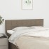 Cabeceros 2 unidades tela gris taupe 72x5x78/88