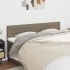 Cabeceros 2 unidades de tela gris taupe 90x5x78/88