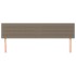 Cabeceros 2 unidades de tela gris taupe 90x5x78/88