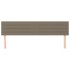 Cabeceros 2 unidades tela gris taupe 80x5x78/88