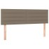Cabeceros 2 unidades tela gris taupe 72x5x78/88