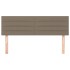 Cabeceros 2 unidades tela gris taupe 72x5x78/88