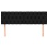 Cabeceros 2 unidades tela negro 72x7x78/88
