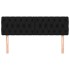 Cabeceros 2 unidades tela negro 80x7x78/88