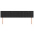 Cabeceros 2 unidades de terciopelo negro 80x5x78/88