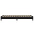 Estructura de cama sin colchón tela negro 100x200