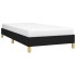 Estructura de cama sin colchón tela negro 90x190