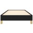 Estructura de cama sin colchón tela negro 90x190