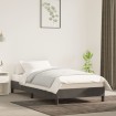 Estructura de cama sin colchón terciopelo gris oscuro 80x200 cm
