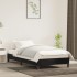 Estructura de cama sin colchón terciopelo negro 100x200