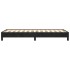 Estructura de cama sin colchón terciopelo negro 100x200