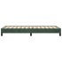 Estructura de cama sin colchón terciopelo verde oscuro