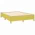 Estructura de cama sin colchón tela verde 140x190